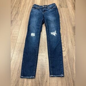 Old Navy Kids Dark Blue Distressed Jeans